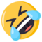 Rolling on the Floor Laughing emoji on Emojione